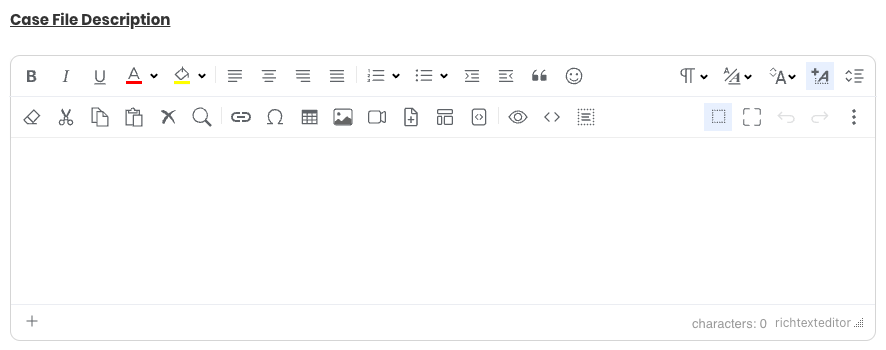Rich Text Editor
